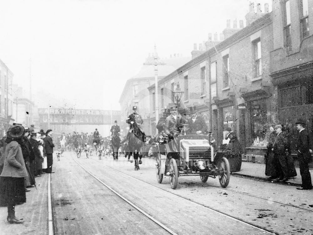 South Notts Hounds Parade, Meadows c1900