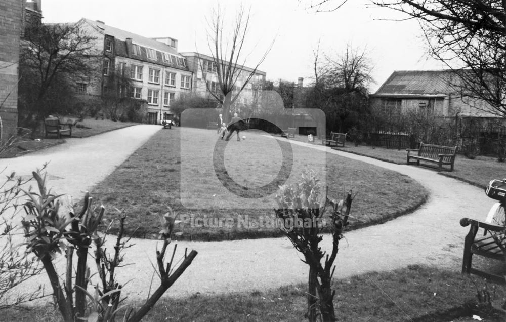 Rest Garden, Barker Gate, Lace Market, 1976