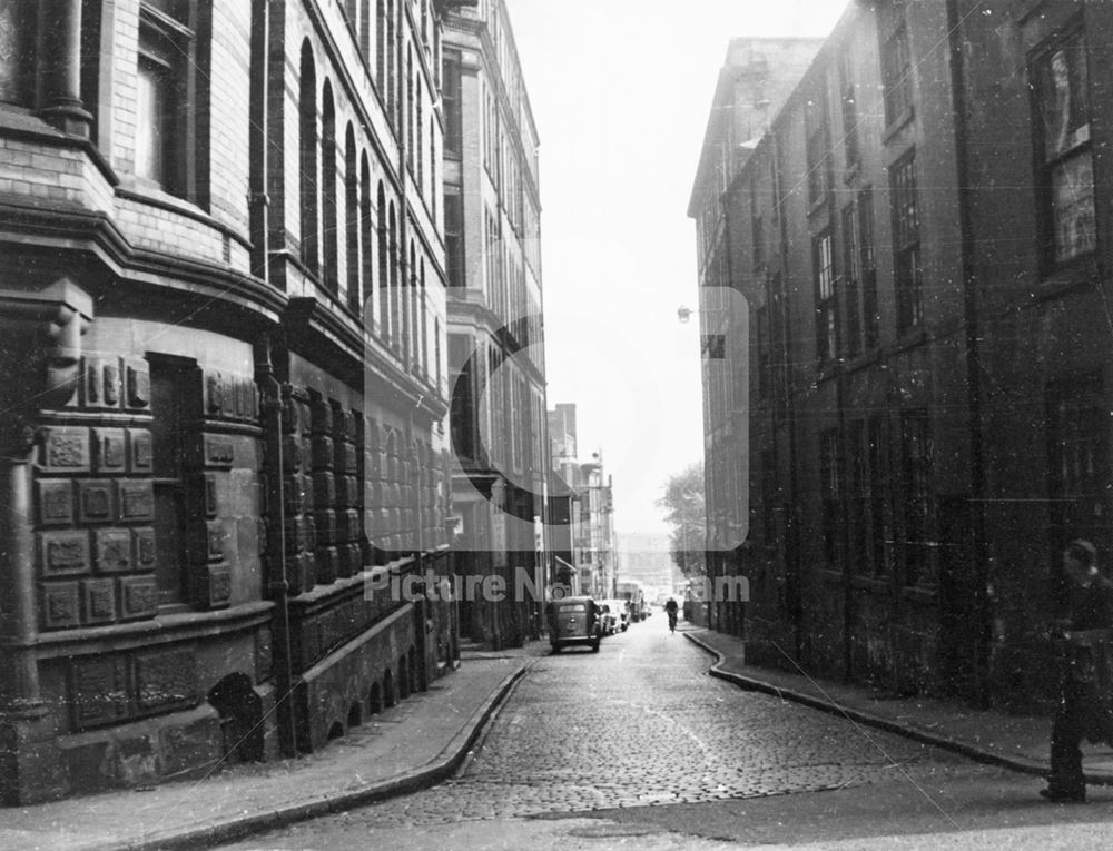 Barker Gate, Lace Market, 1958