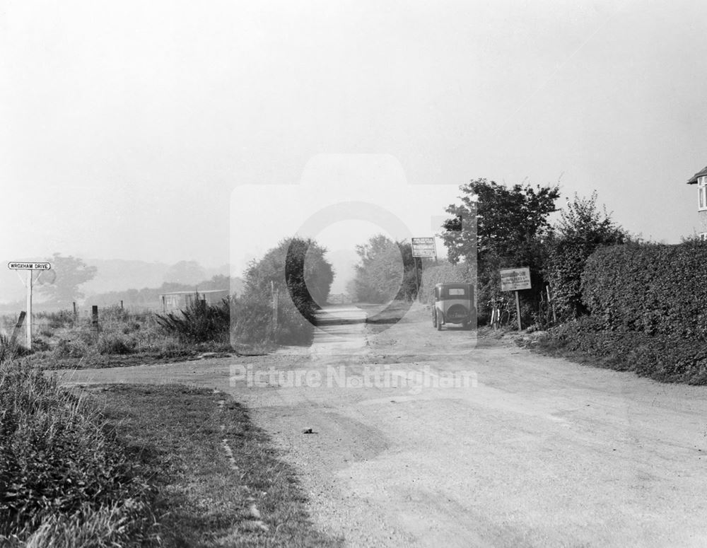 Bramcote Lane, Wroxham Drive, Wollaton, 1953