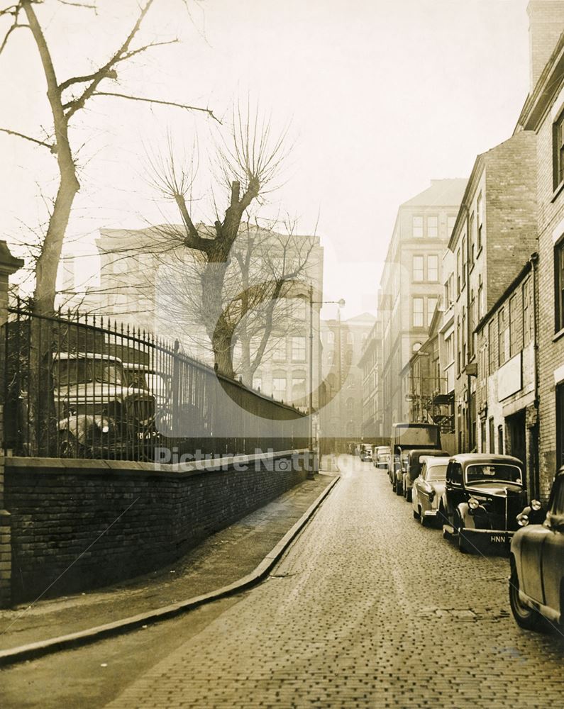 Barker Gate, Lace Market, 1958