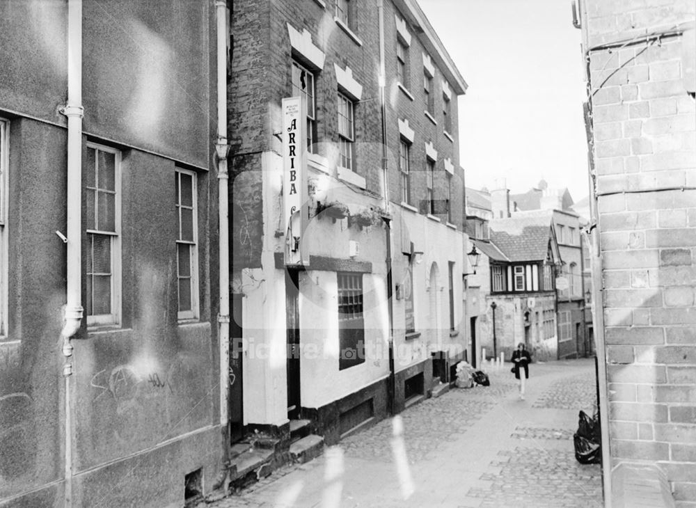 Bottle Lane, Nottingham, 1971