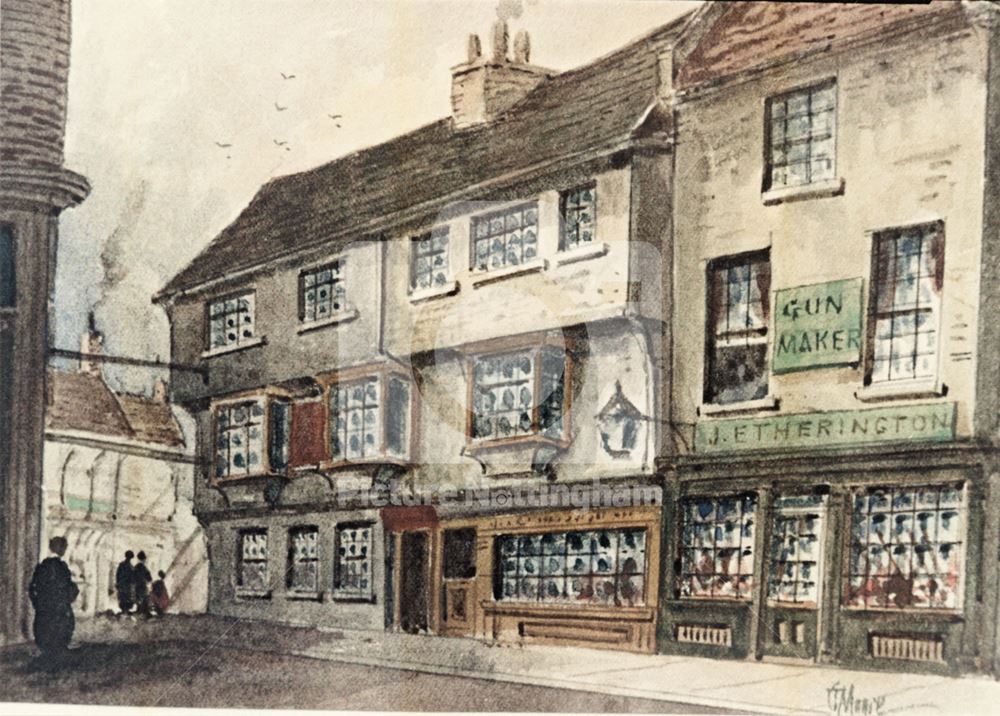 The Old Dog and Bear public house c 1876