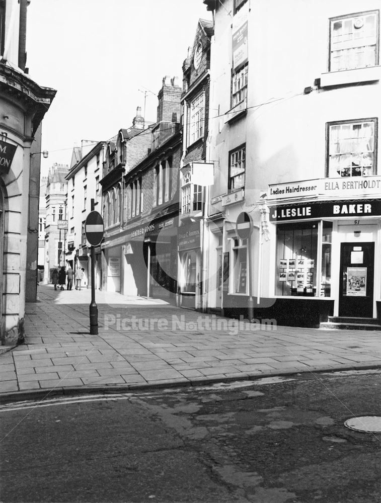 Bridlesmith Gate, Nottingham, 1975