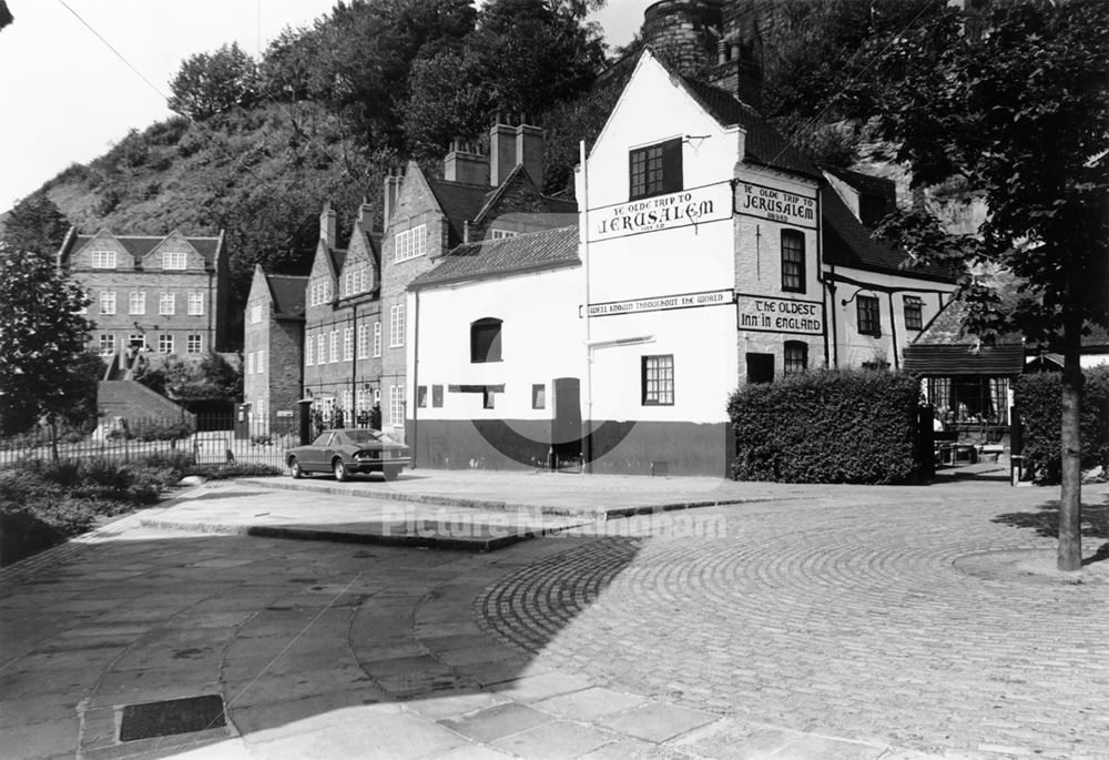 Ye Olde Trip to Jerusalem Public House and Brewhouse Yard Museum, c 1980