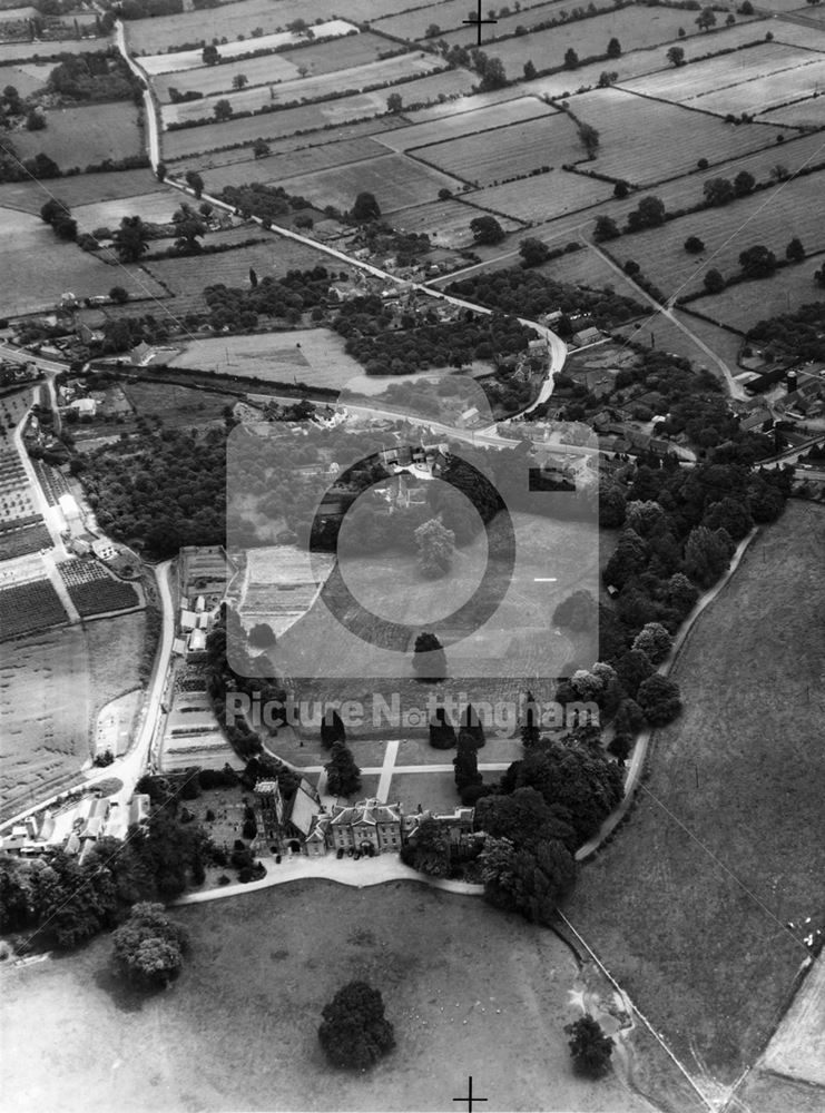 Thurgarton Hall and Village, Thurgarton, 1952