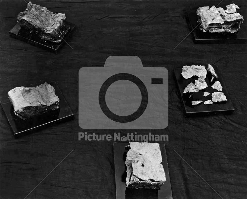 Fragment of iron bands, Castle Hill Excavations, Thurgarton, 1949