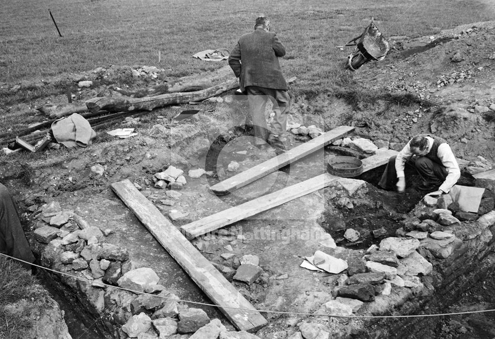 Wood Meadows, Excavations, 1953