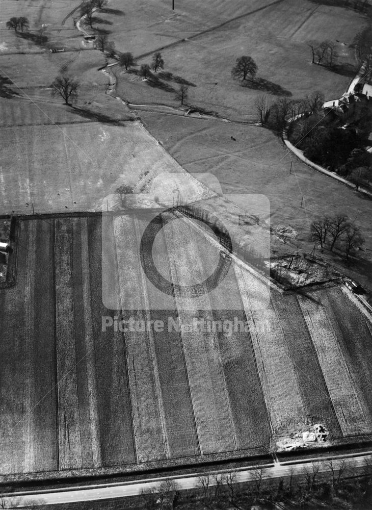 Castle Earthworks, Thurgarton, 1954-55