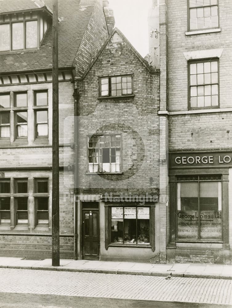 George Lomas Ltd, Printers (right), 39-43 Broad Marsh, Nottingham, c 1912