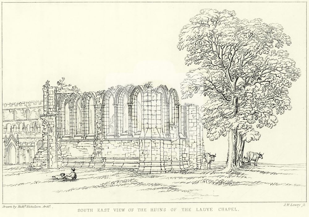 Remains of the Lady Chapel, Priory Church, 1850