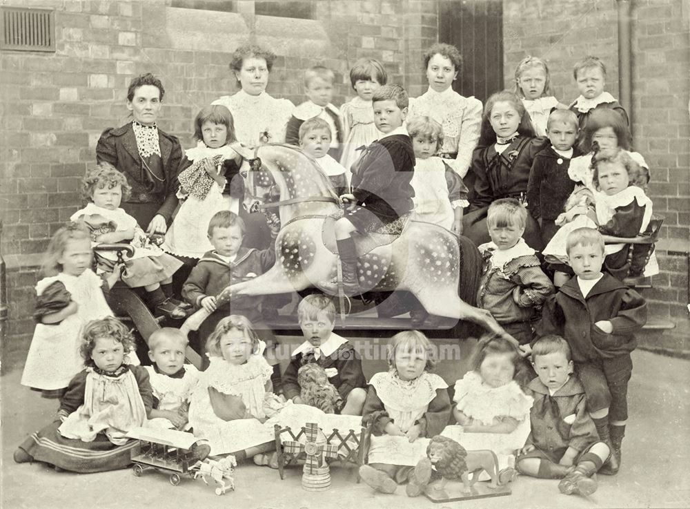 Infants Class, Carlton School, 1902