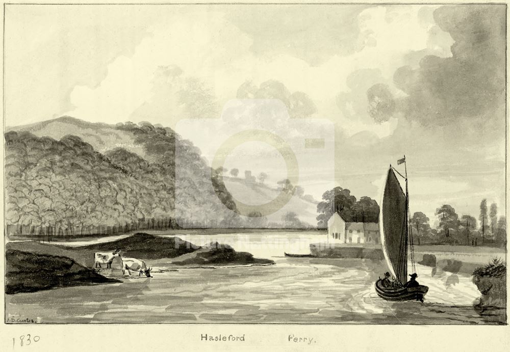 Hazelford or Haselford Ferry, 1830