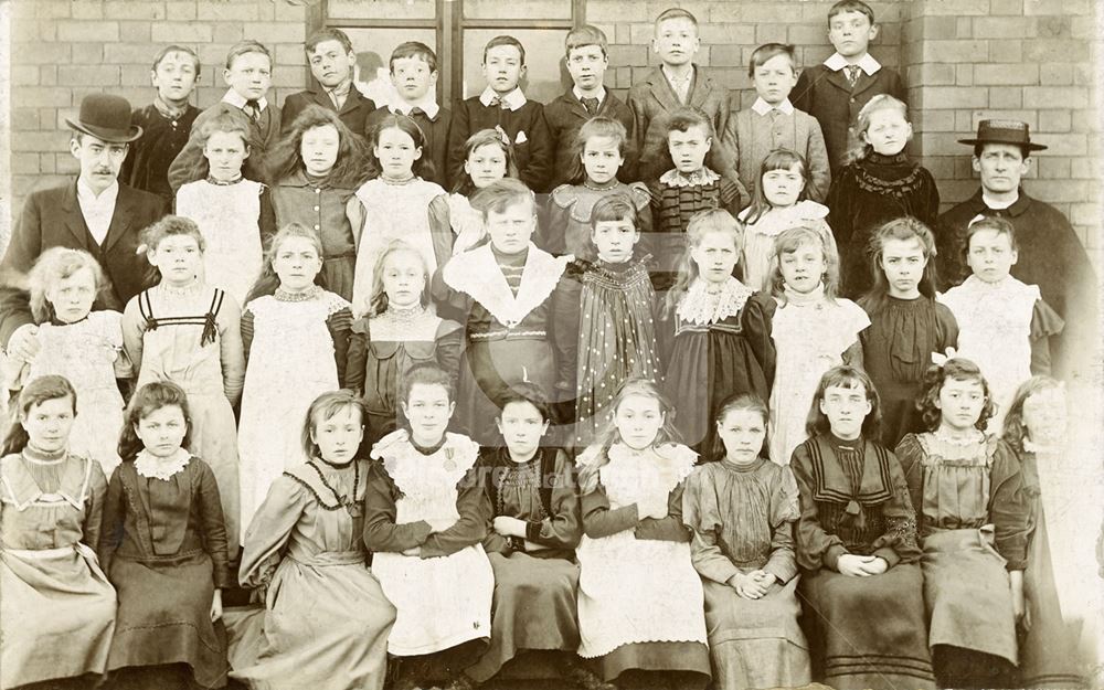 Group of Children, St. Catherine's School, Cossall, 1900