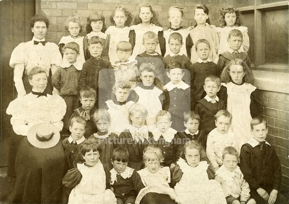 Group of Children, St. Catherine's School, Cossall, 1896