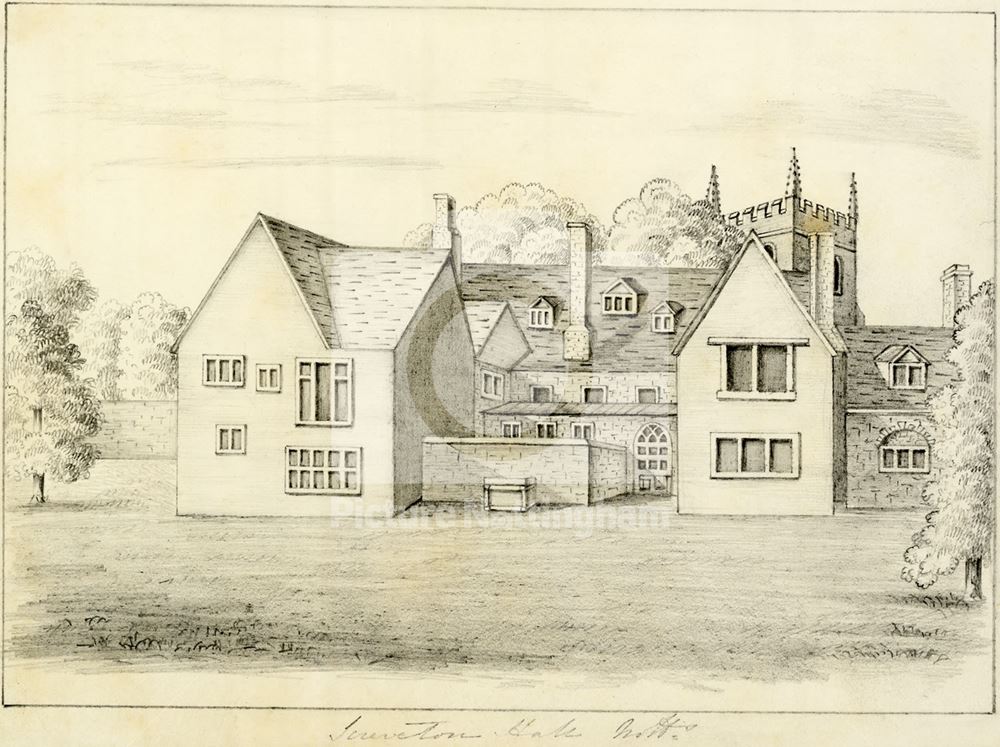 Screveton Hall, c 1800s