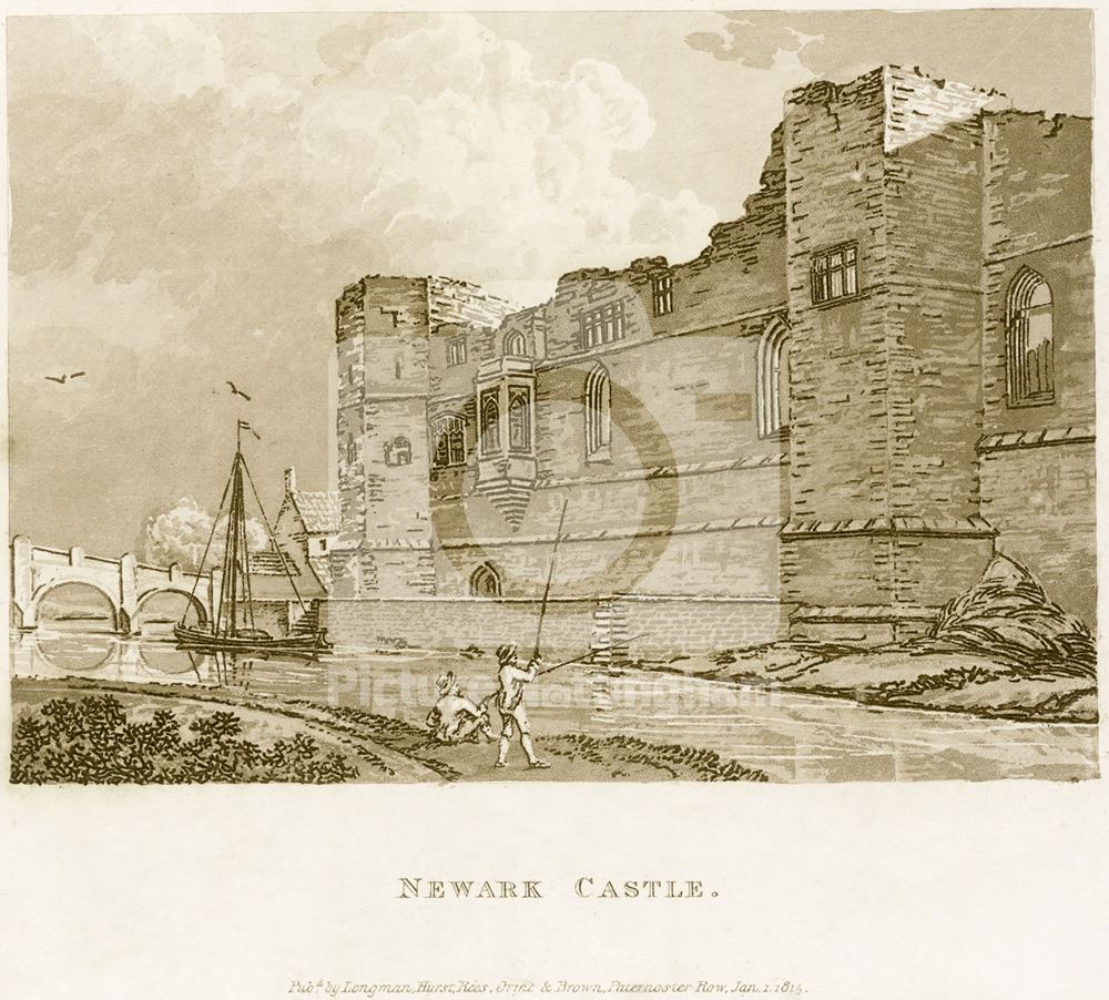 Newark Castle, 1815