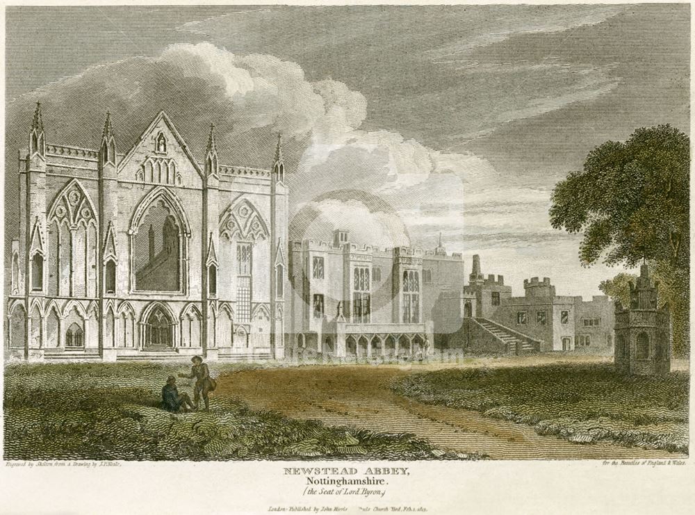 West aspect of Newstead Abbey