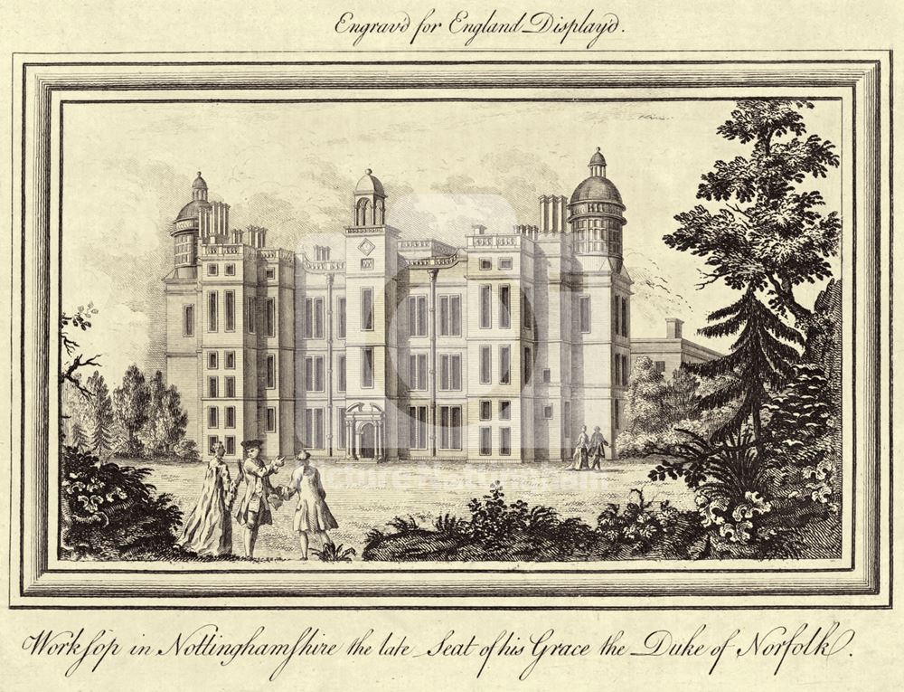 Worksop Manor, off Mansfield Road, Worksop, 1769