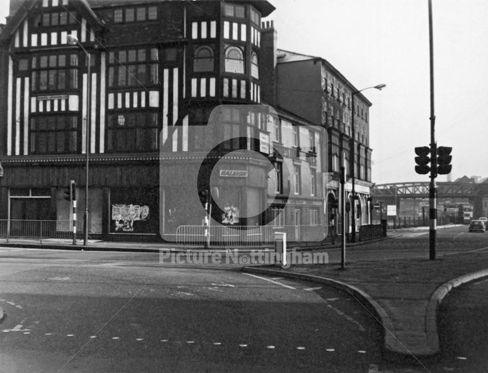 Carrington Street - Canal Street, Nottingham, 1968