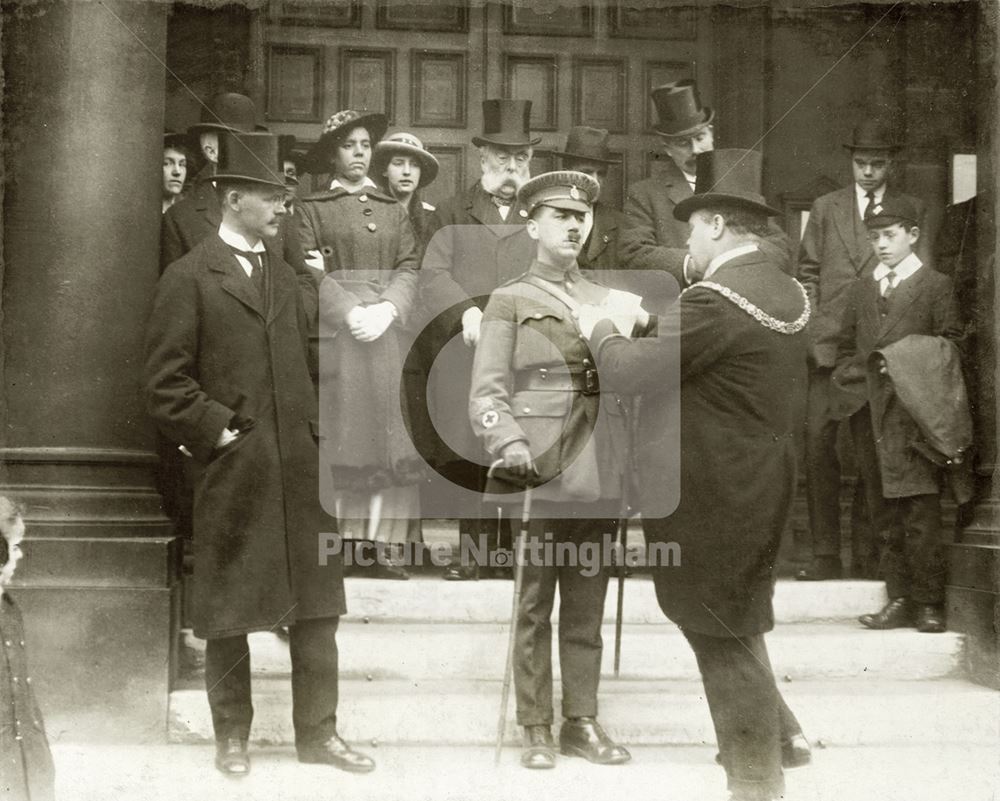 Sergeant Major Spowage, Guildhall, Burton Street, 1916