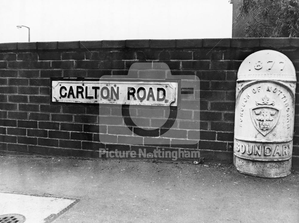 Carlton Road, 1973