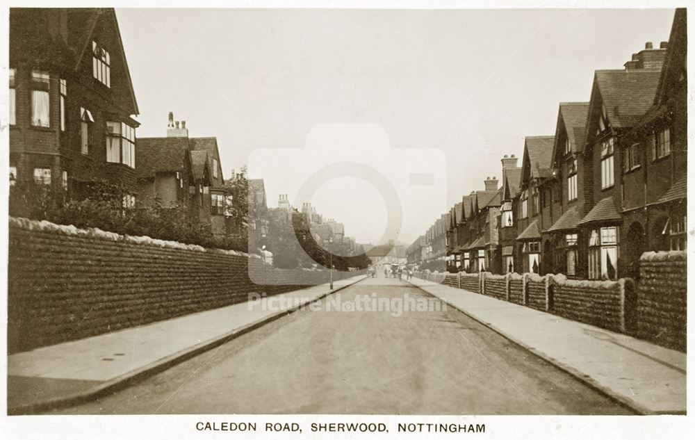 Caledon Road, Sherwood, Nottingham, 1912