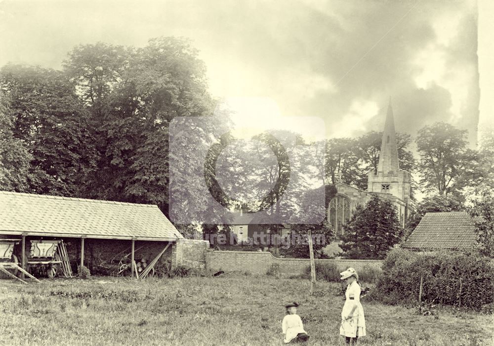 All Saints' Church, off Tamworth Road, Sawley, c 1900s