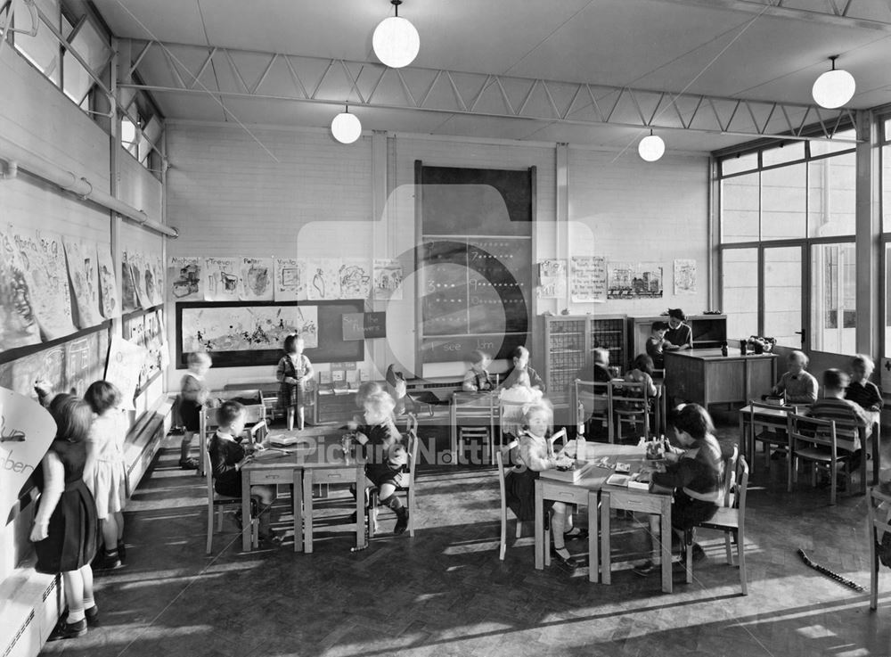 Infant School, Mansfield Woodhouse c 1950