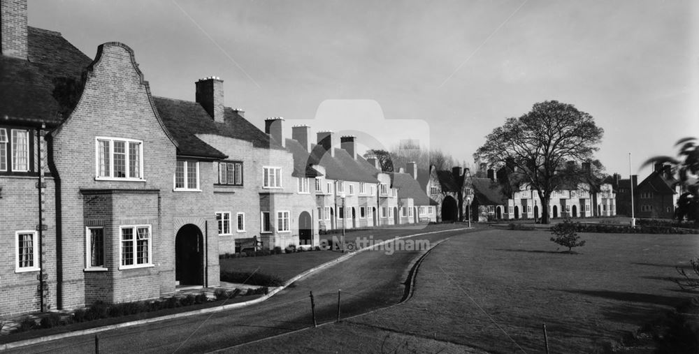 Abel Collin's Almshouses, Derby Road, Beeston, c 1950