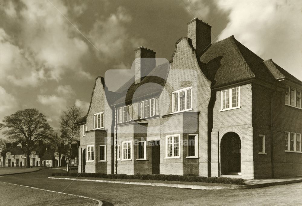 Abel Collin's Almshouses, Derby Road, Beeston, c 1950