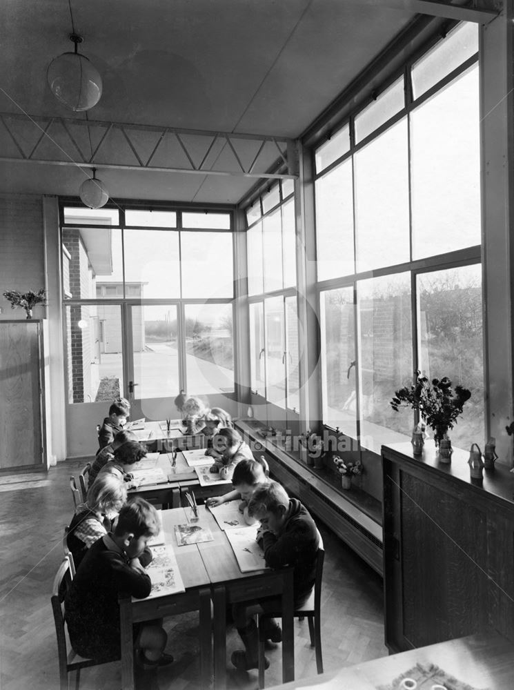 Infant School, Mansfield Woodhouse, c 1950