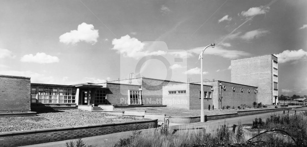 Pit Head Baths, Pinxton, c 1950