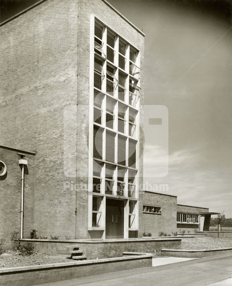 Pit Head Baths, Pinxton, c 1950