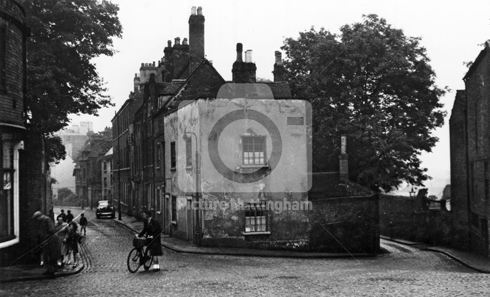 Castle Gate and Walnut Tree Lane, c 1950