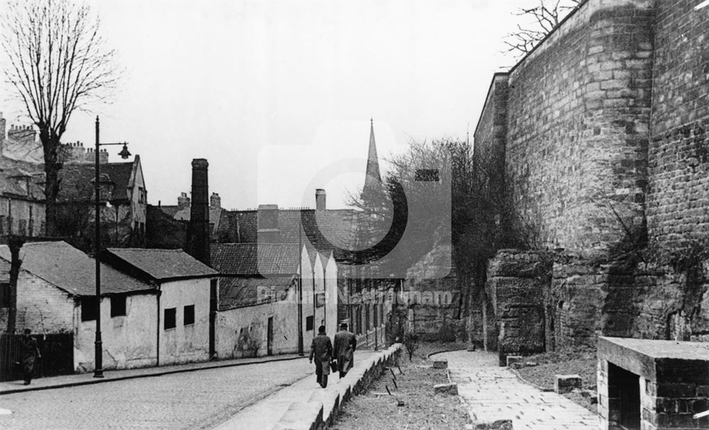 Jessamine Cottages, Castle Road, Nottingham, c 1955