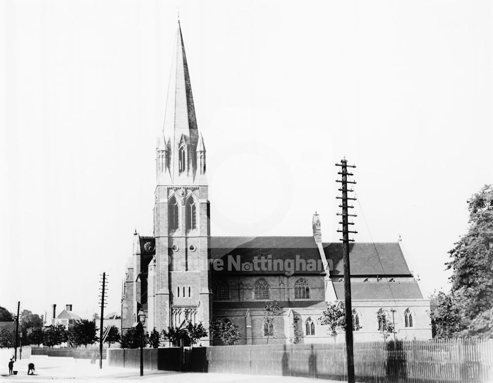 St Paul's Church, Mansfield Road, Daybrook, Arnold, c 1898