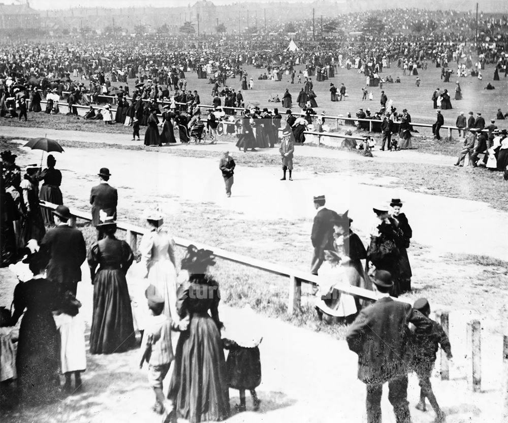 Crowds on the Forest, c 1897