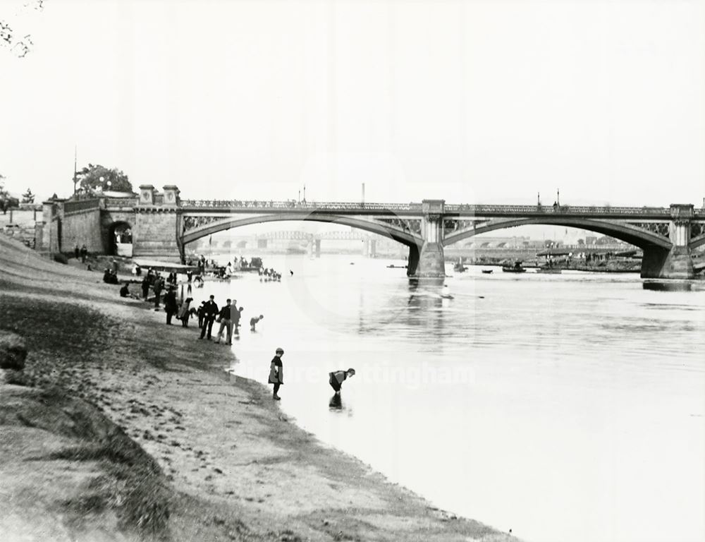 Trent Bridge, Nottingham, c 1898