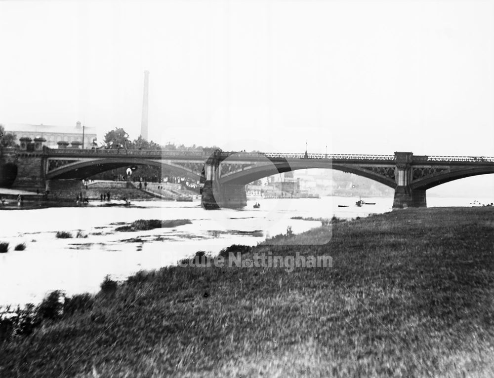 Trent Bridge, Nottingham, c 1898