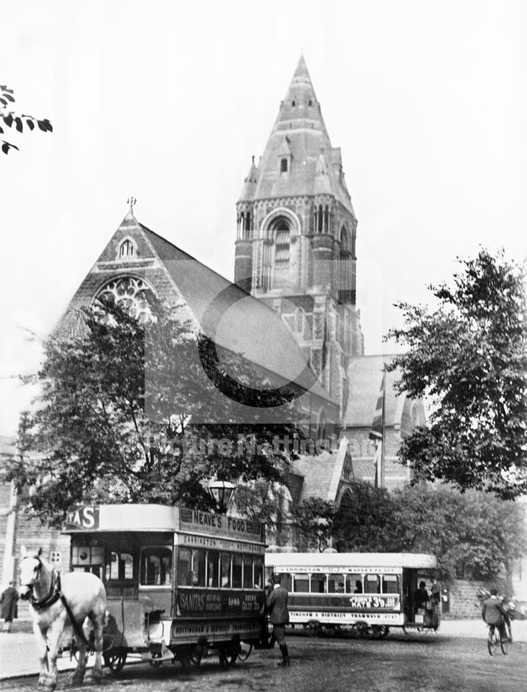 St Andrew's Church, Mansfield Road, Nottingham, c 1898