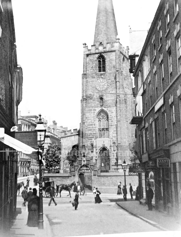 St Peter's Church, Albert Street, Nottingham, c 1898