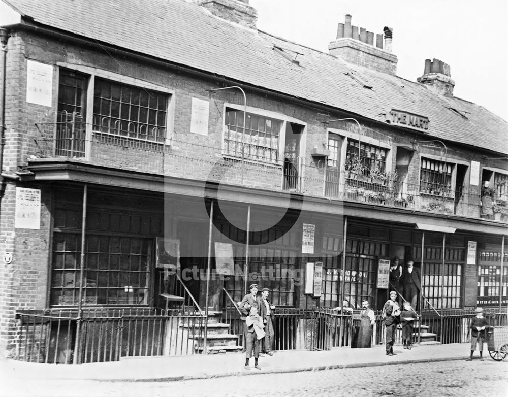 Tradesman's Mart, Lower Parliament Street, Nottingham, c 1898