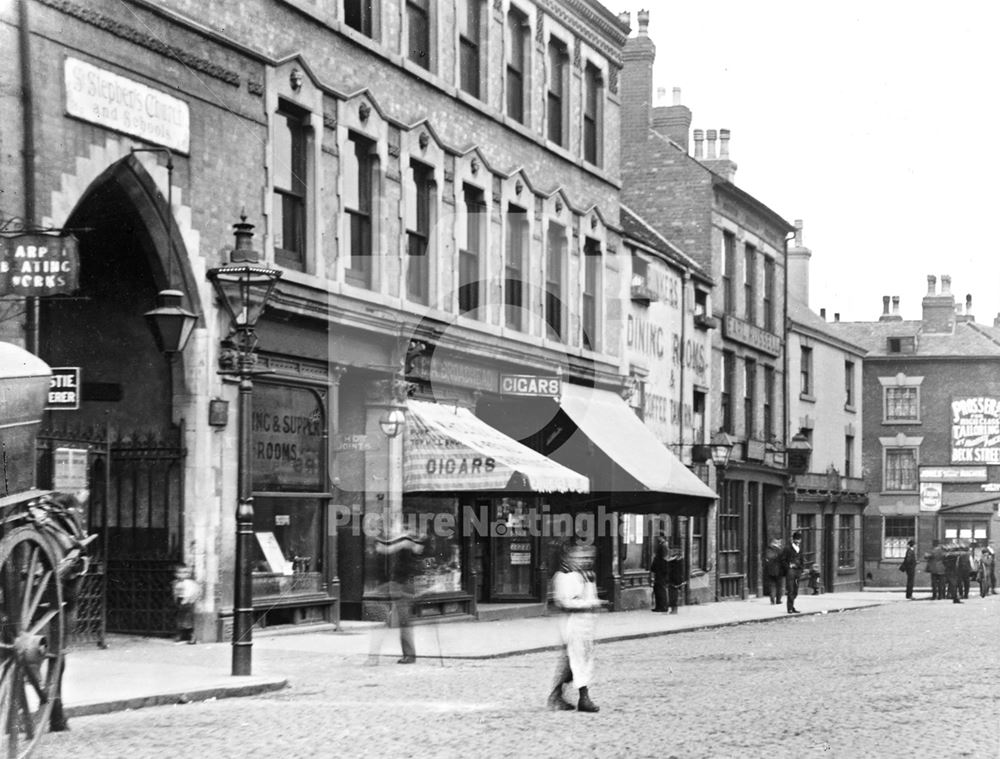 St Stephen's Church, Lower Parliament Street, Nottingham, c 1898