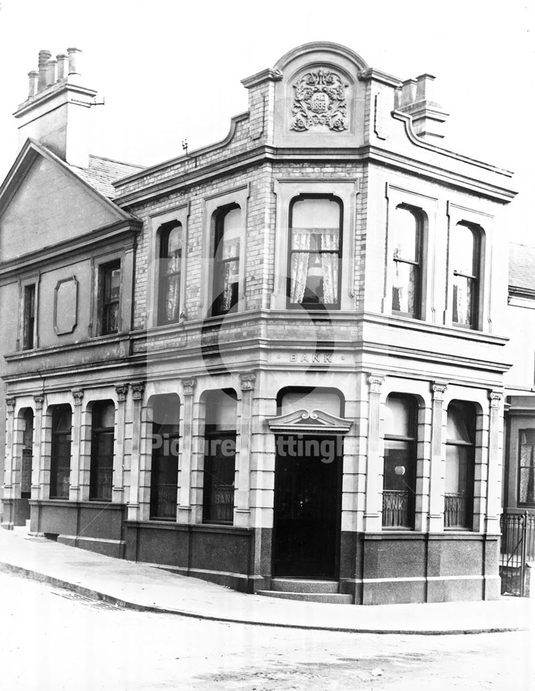 Midland Counties District Bank, St Ann's Well Road, Nottingham, c 1900