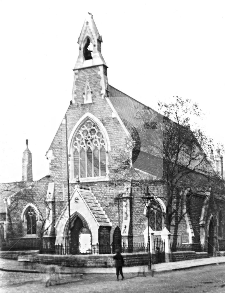 St Ann's Church, St Ann's Well Road, Nottingham, c 1895