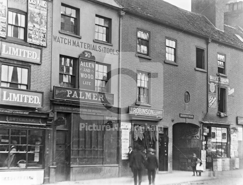 Plough and Harrow Inn, Milton Street, Nottingham, c 1895