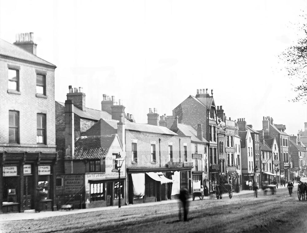 Mansfield Road, Nottingham, c 1895