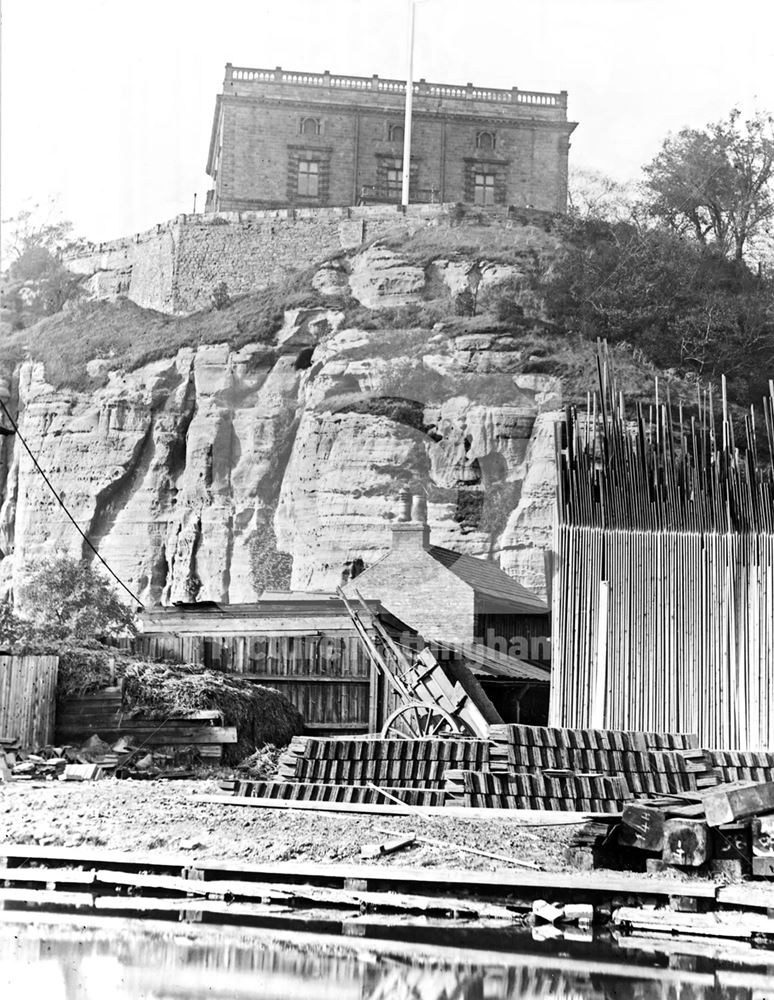 Nottingham Castle, c 1895