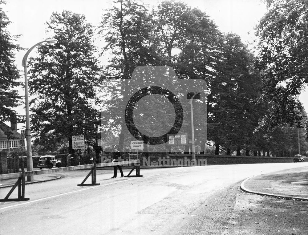 Traffic Census on Adams Hill, Lenton, c 1960s